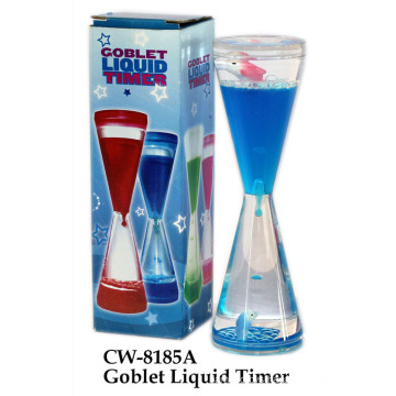 Funny Goblet Liquid Timer Toy